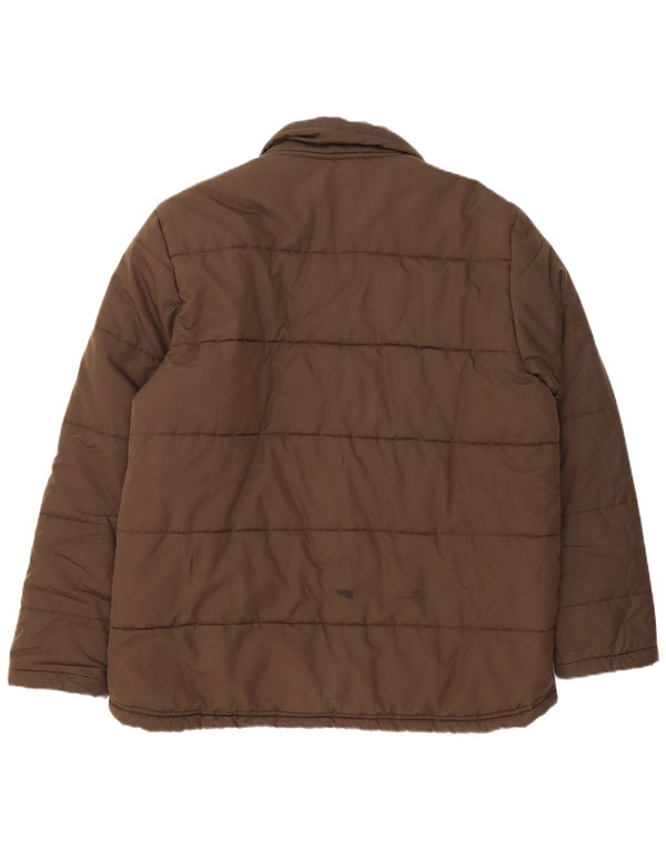 Puma Veste matelassée pour homme UK 40 Large Marron