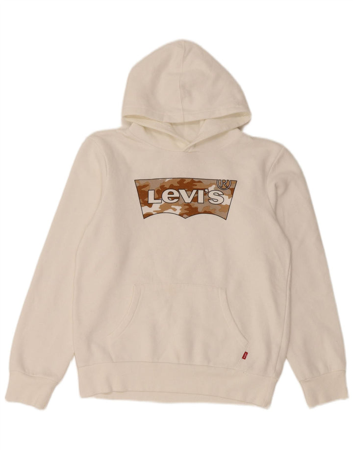 LEVI'S Pull à capuche graphique garçon 13-14 ans Blanc Coton