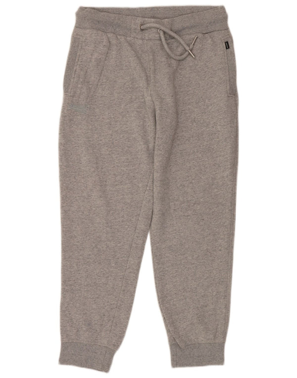 SUPERDRY Pantalon de Survêtement Homme Joggers XL Gris Moucheté Coton