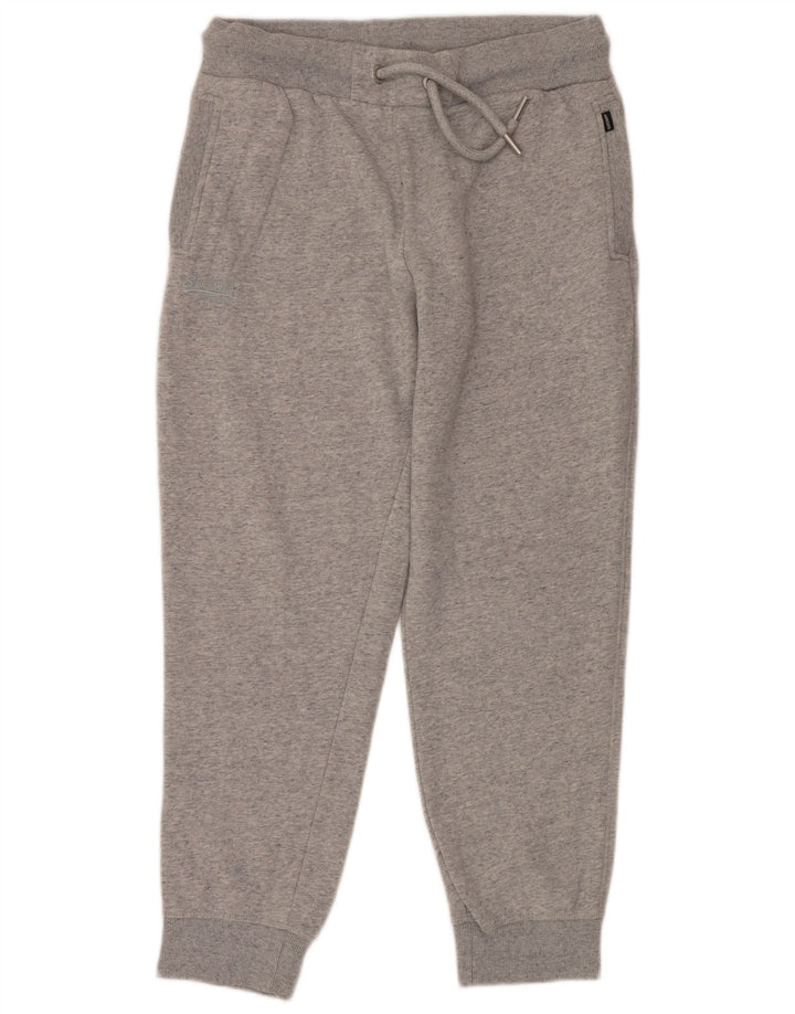 SUPERDRY Pantalon de Survêtement Homme Joggers XL Gris Moucheté Coton