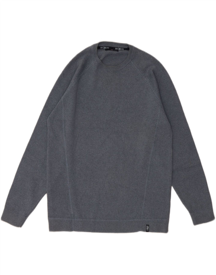 Marks & Spencer Pull Col Ras-du-Cou Blue Harbor Homme Bleu Moyen
