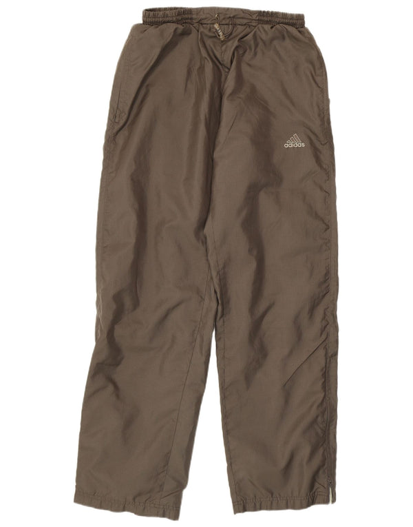 ADIDAS Pantalon de survêtement pour femme UK 44 Polyester à carreaux marron moyen