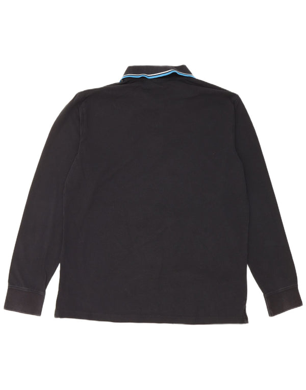 Diadora Polo à manches longues pour homme 2XL Noir