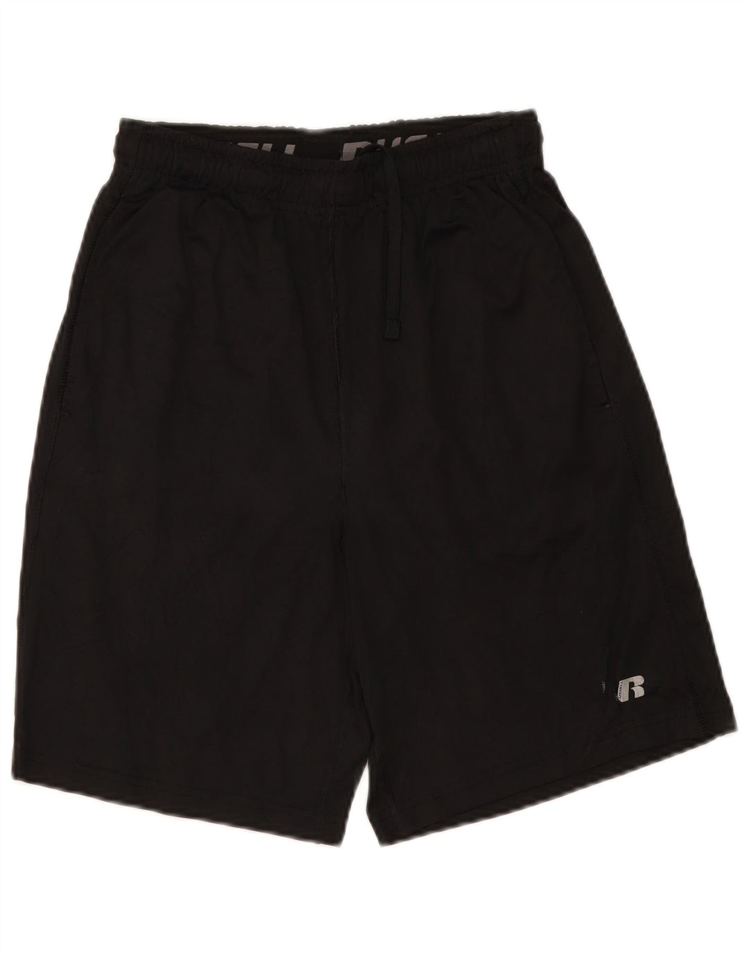 RUSSELL ATHLETIC Short de sport Dri-Power pour homme, petit, noir, polyester