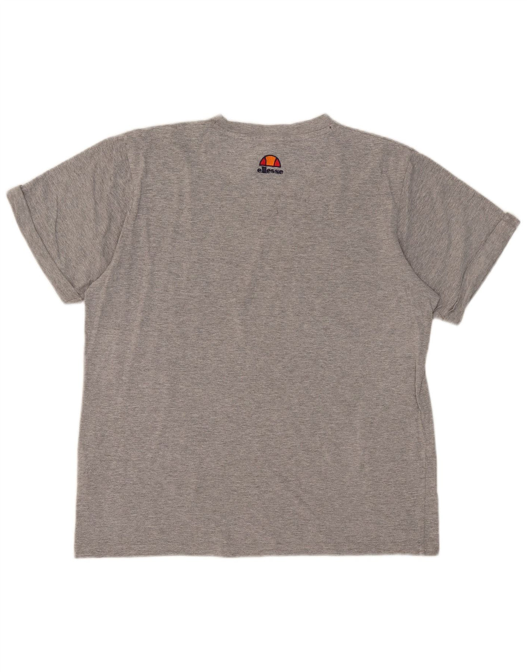 Ellesse T-shirt graphique surdimensionné pour femme UK 10 Small Gris