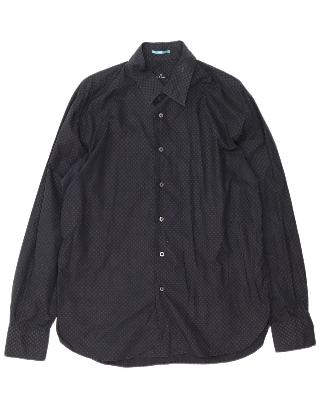 Paul Smith Chemise coupe classique XL en coton à pois noir