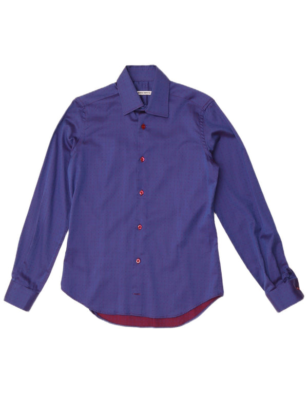 Naracamicie Chemise Homme XS Bleu Tacheté Coton