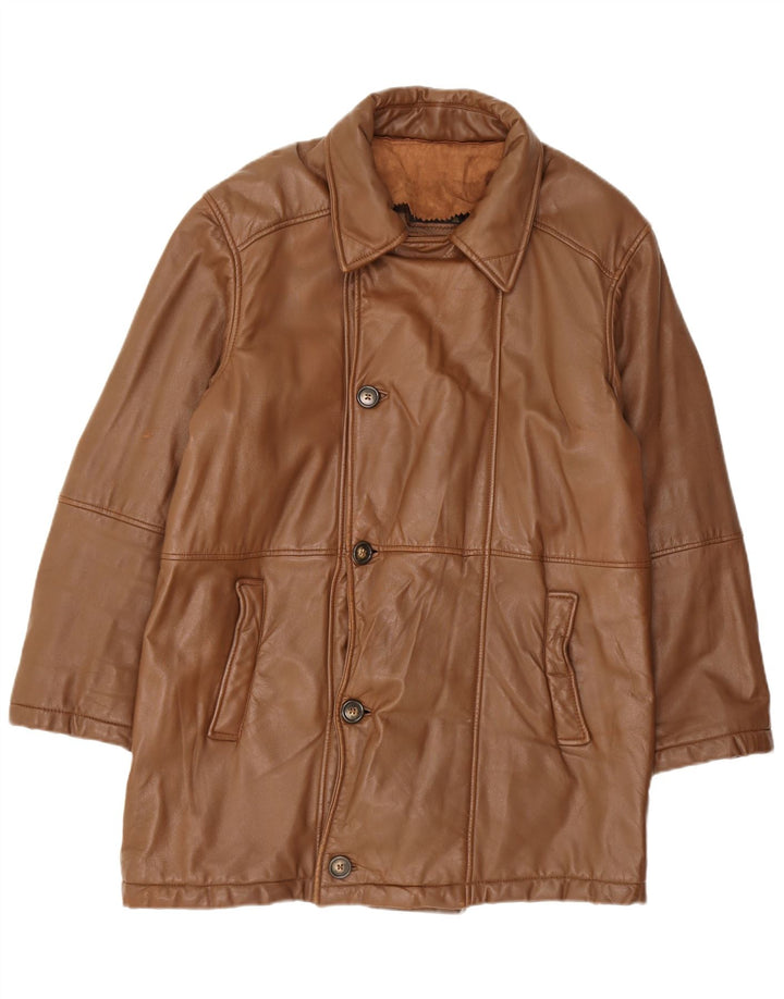 Belfe & Belfe Veste en cuir pour homme IT 52 XL Marron