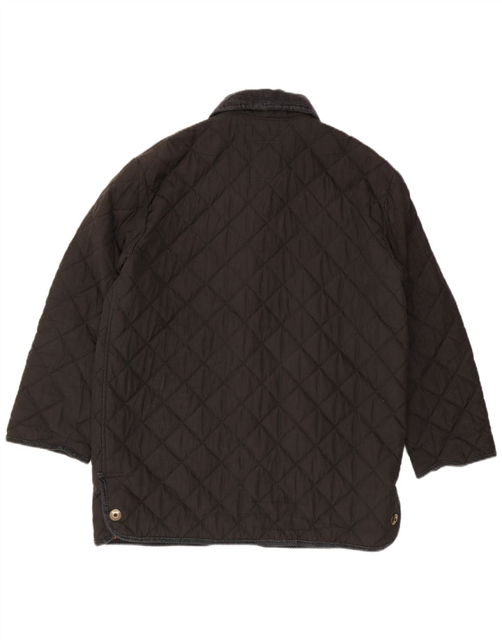 Veste matelassée femme vintage IT 48 XL Coton Noir