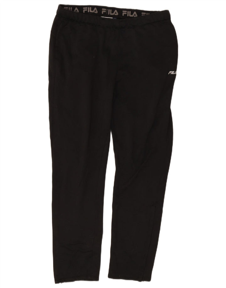 Fila Pantalon de survêtement pour homme Large Noir Polyester