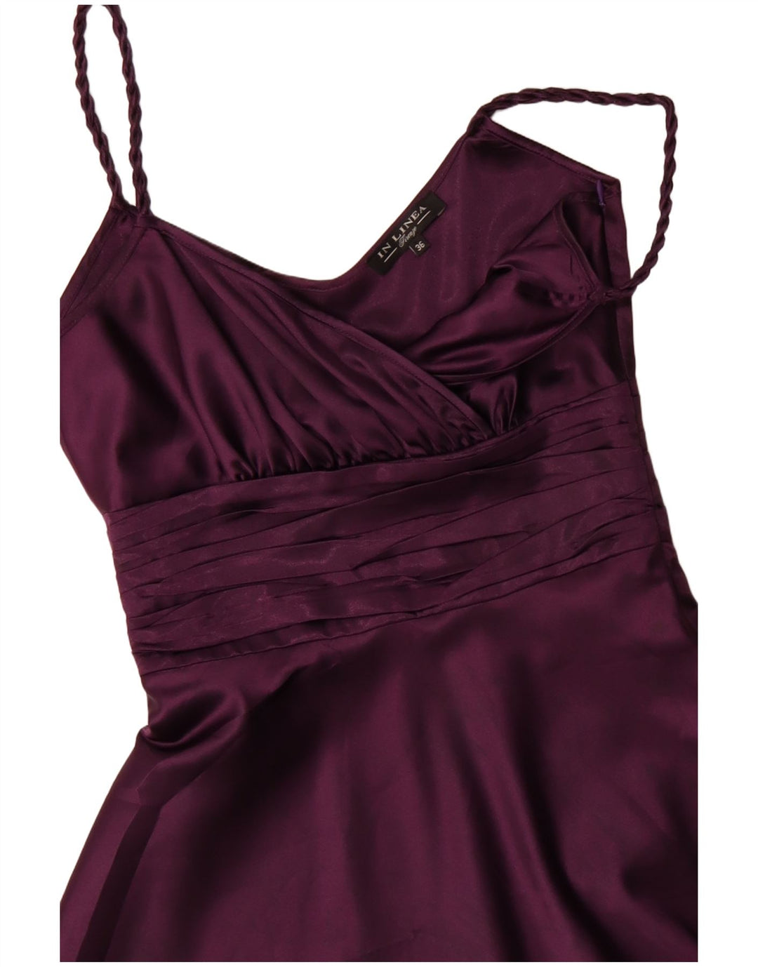 IN LINEA Robe trapèze sans manches pour femme EU 36 Small Violet