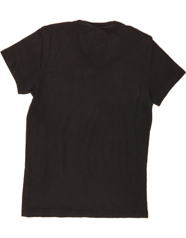 TOMMY HILFIGER Mens T-Shirt Top Medium Black Vintage Tommy Hilfiger and Second-Hand Tommy Hilfiger from Messina Hembry 