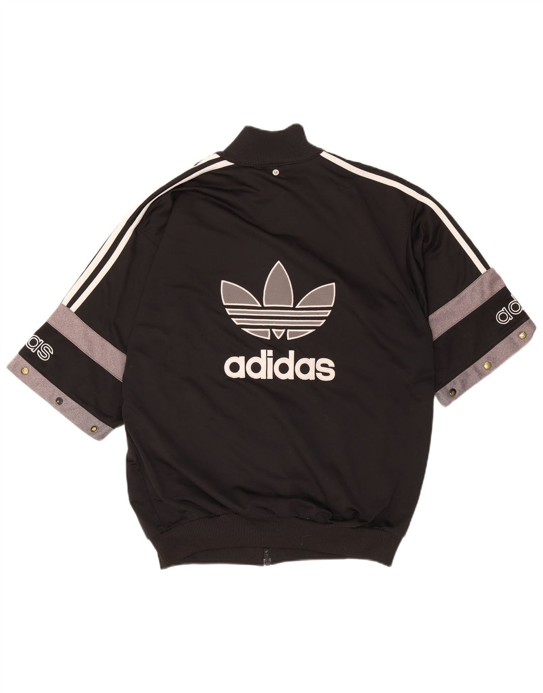 ADIDAS Veste de survêtement graphique pour hommes UK 40/42 Noir moyen Colourblock