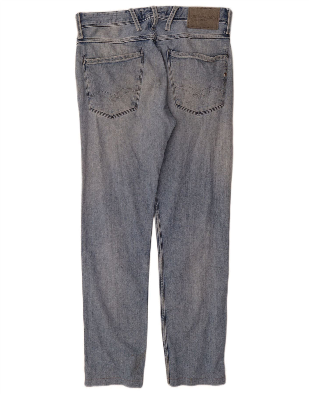 Replay Jean Slim Anbass Homme W29 L30 Bleu