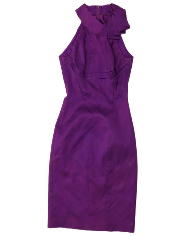 Karen Millen Robe dos nu pour femme UK 8 Small Violet