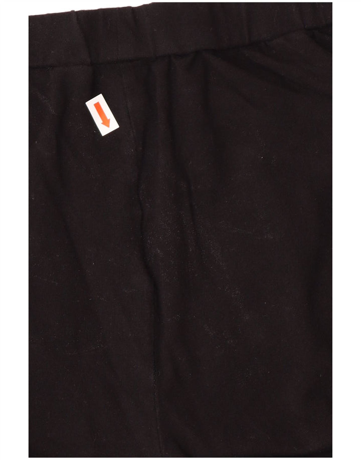 ELLESSE Leggings graphiques pour femmes UK 12 coton noir moyen