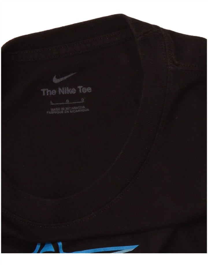 NIKE T-shirt graphique pour hommes, grand, noir
