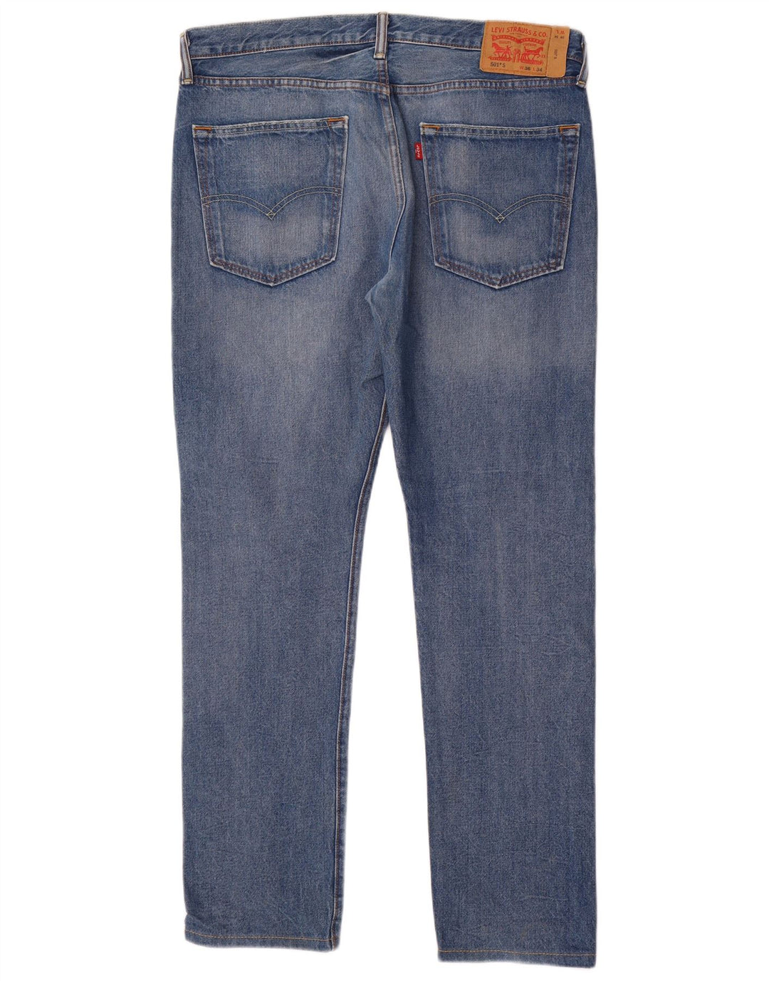 Levi's Jean Droit 501 Homme Bleu W36 L34 Coton