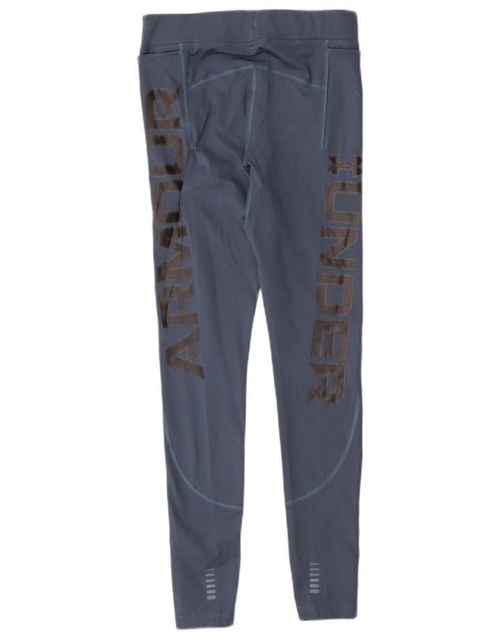 Under Armour Legging de compression graphique pour femme UK 12 Bleu moyen Sports