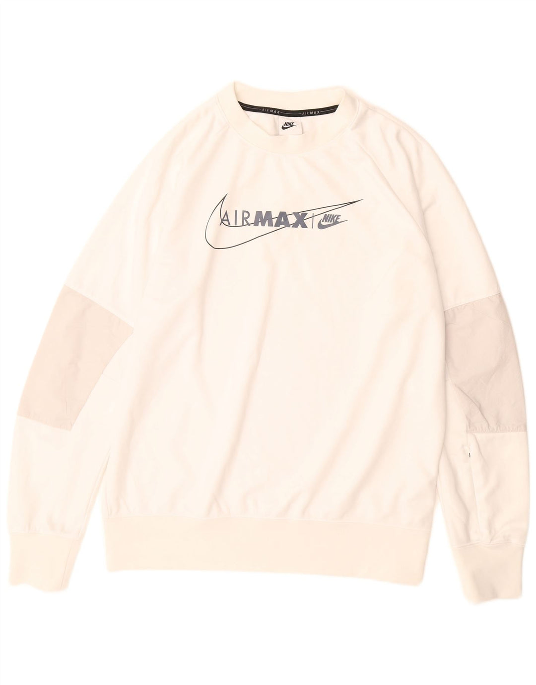 NIKE Sweat-shirt Air Max Graphic pour homme en polyester blanc moyen