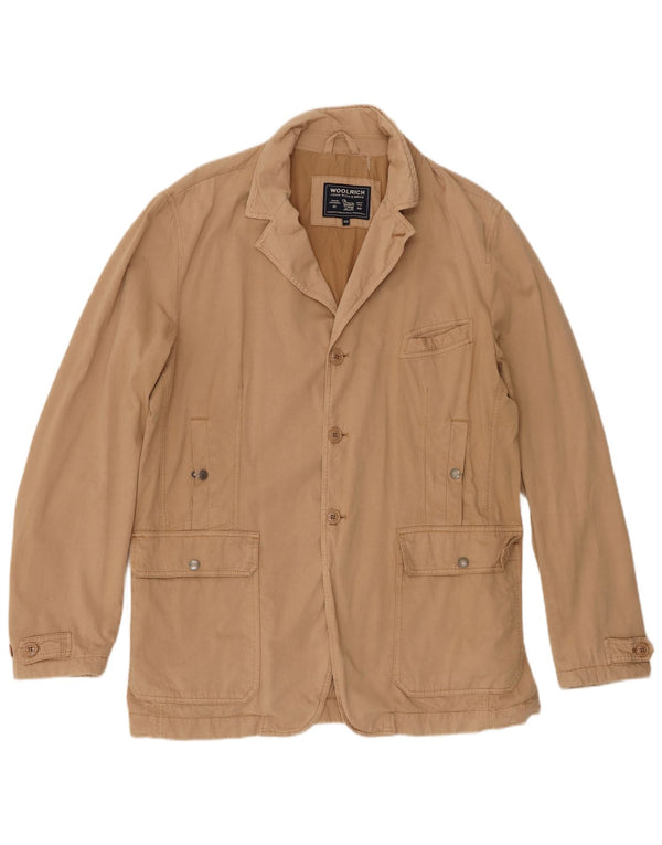 Woolrich Veste Utilitaire Homme UK 44 2XL Beige Coton
