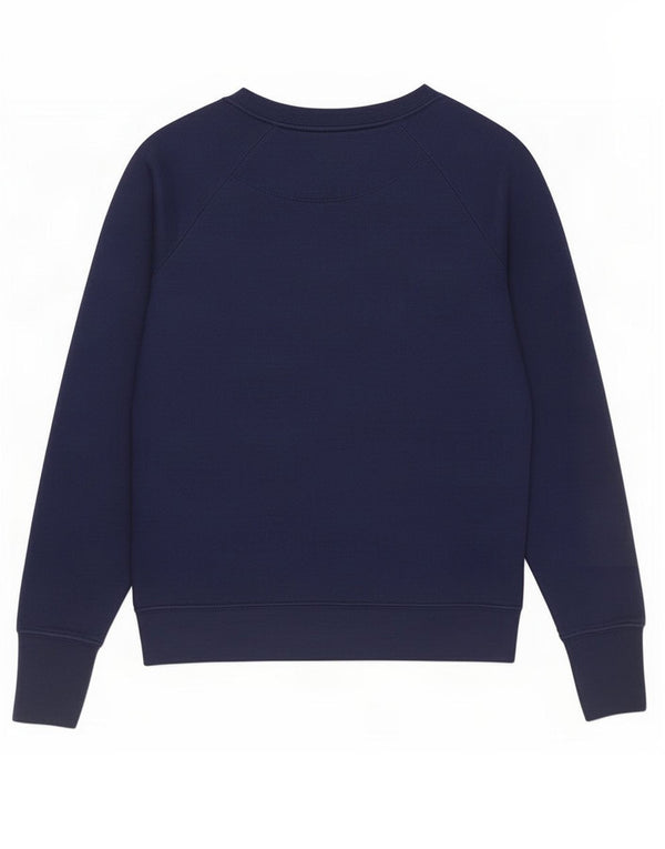 Champion Sweat-shirt surdimensionné graphique pour femme UK 6 XS Bleu marine