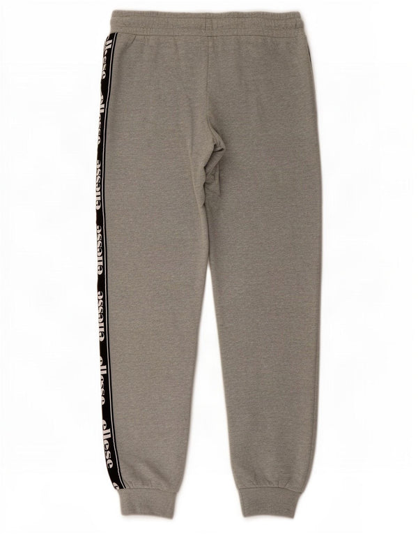 Ellesse Pantalon de survêtement pour femme Joggers UK 8 Small Gris Colorblock