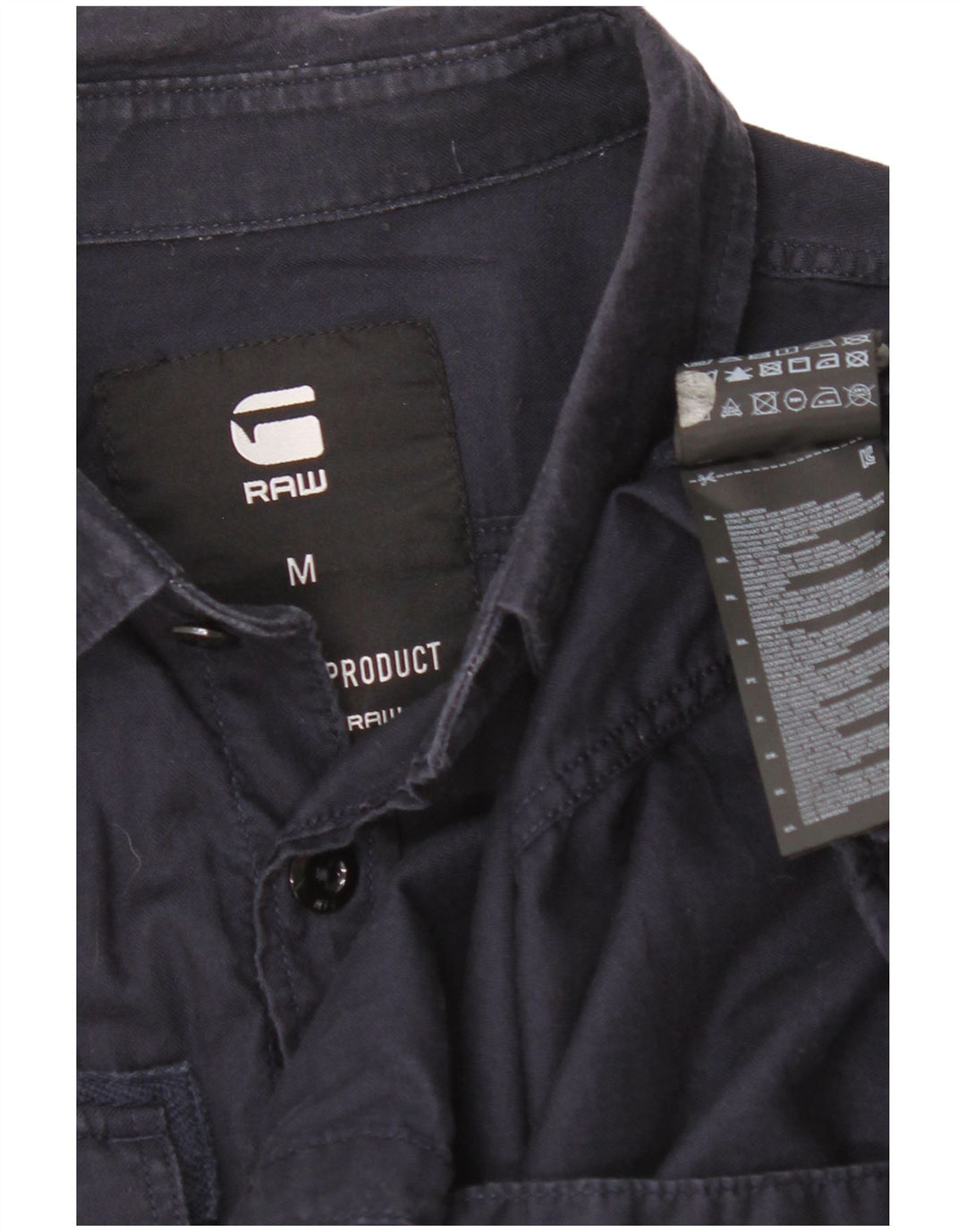 G-Star Chemise Homme Bleu Marine Moyen Coton