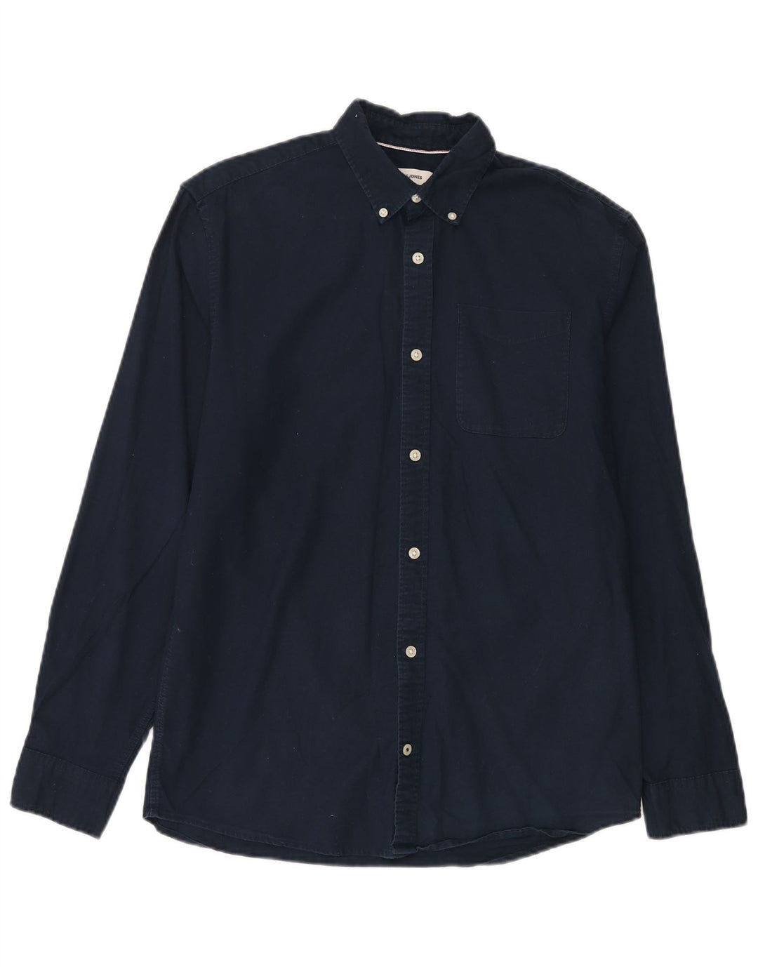 Jack & Jones Chemise Homme Bleu Marine Moyen Coton
