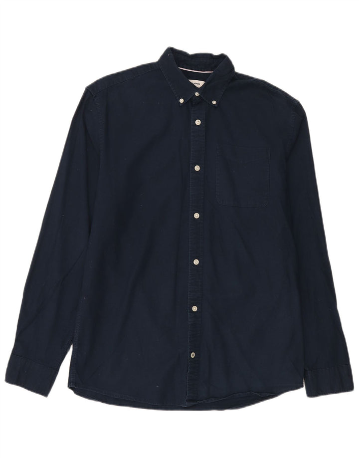 Jack & Jones Chemise Homme Bleu Marine Moyen Coton
