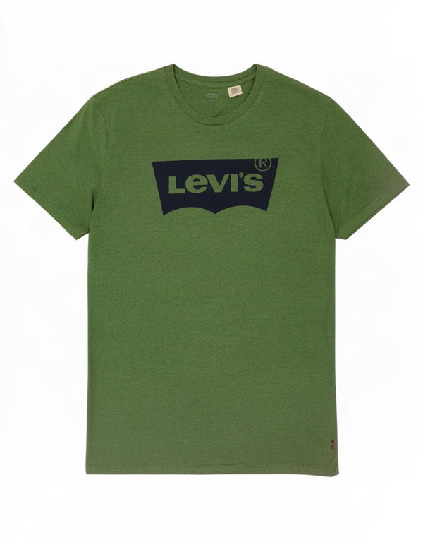 Levi's Tee-Shirt Graphique Homme Vert Moyen Coton