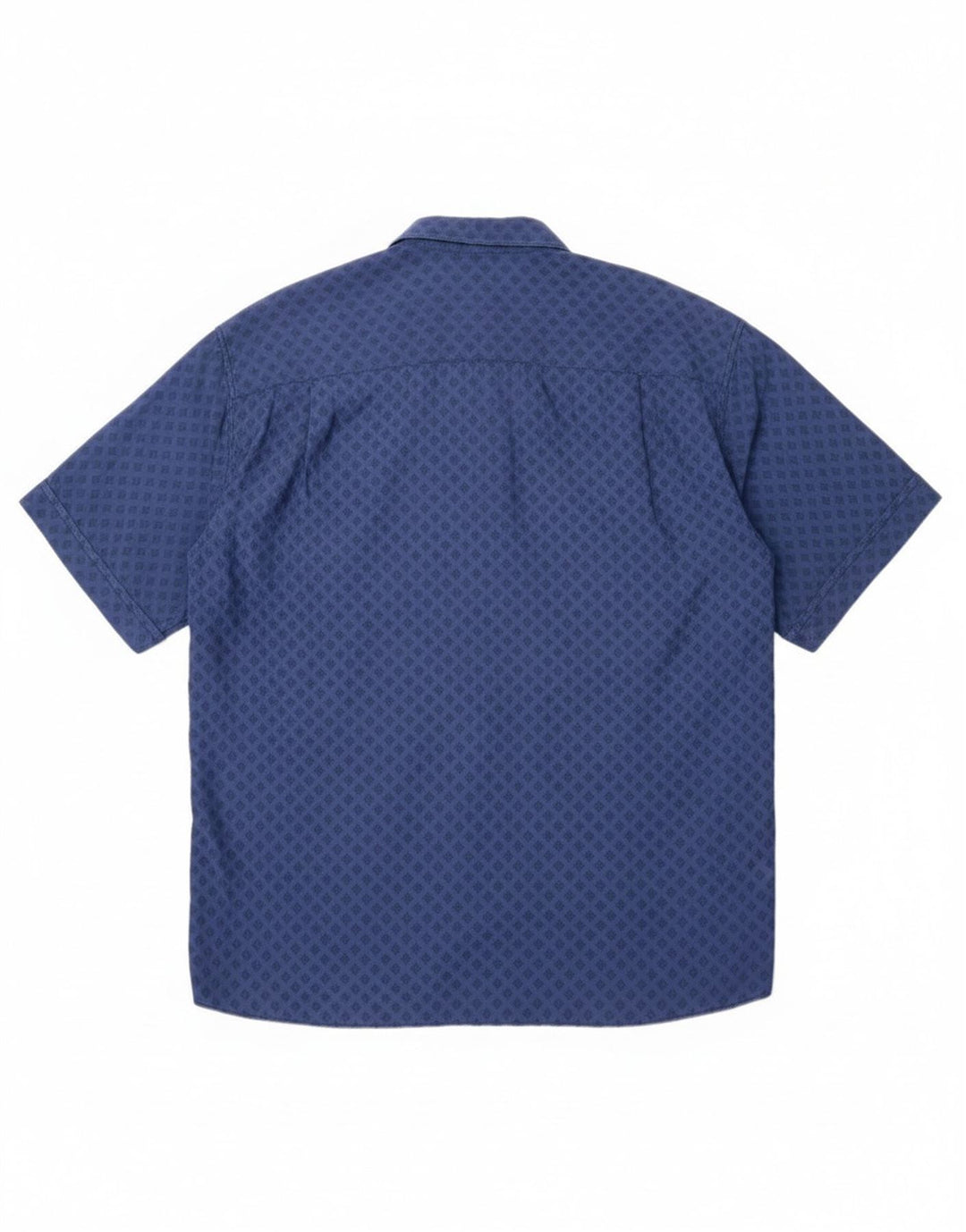 Raybest Chemise à Manches Courtes Homme XL Bleu Marine Géométrique Viscose