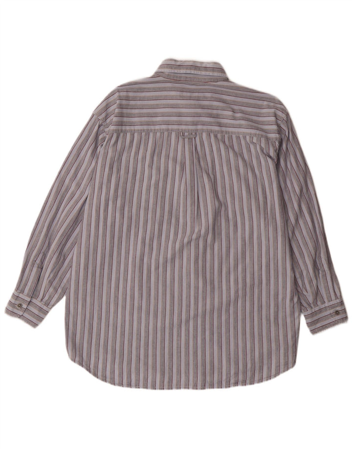 Carrera Chemise XL Bleu Rayé Coton Homme