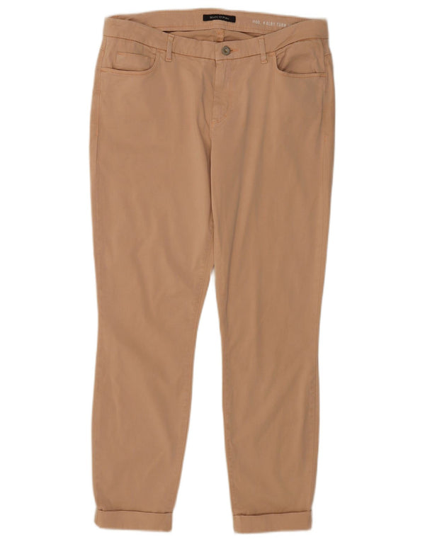 Marc O'Polo Pantalon décontracté slim femme W32 L27 Beige Lyocell