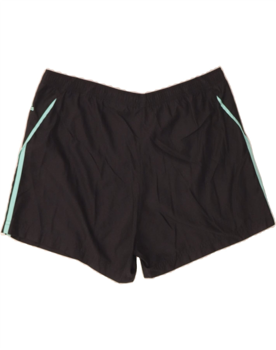 ADIDAS Womens Sport Shorts UK 14 Medium  Black Polyester Vintage Adidas and Second-Hand Adidas from Messina Hembry 