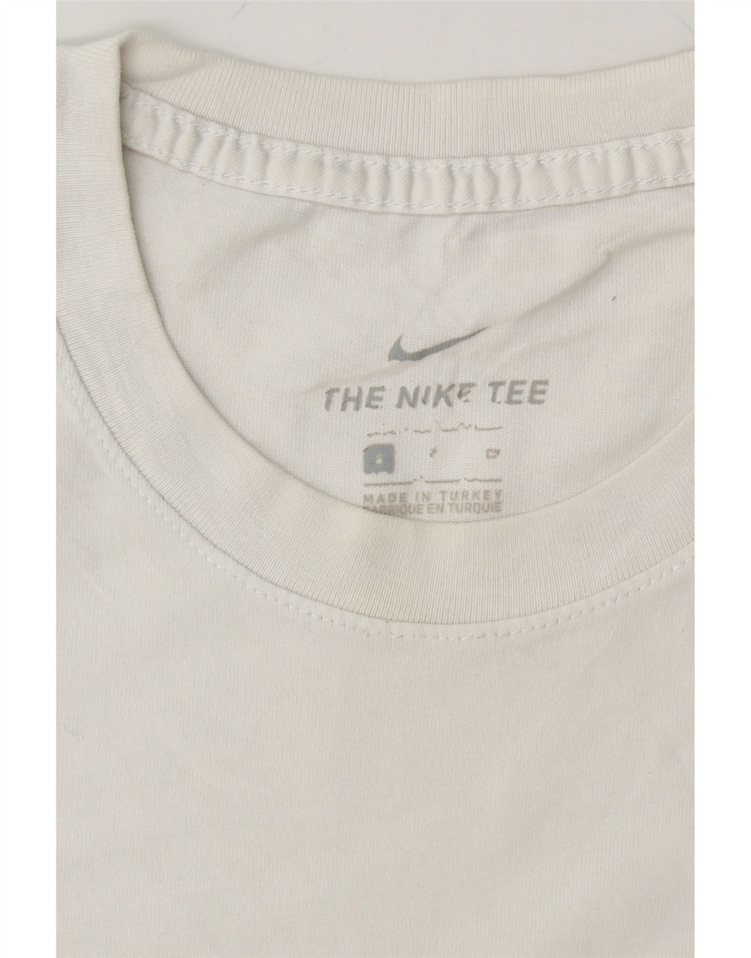 NIKE Mens Graphic T-Shirt Top Small White Cotton Vintage Nike and Second-Hand Nike from Messina Hembry 