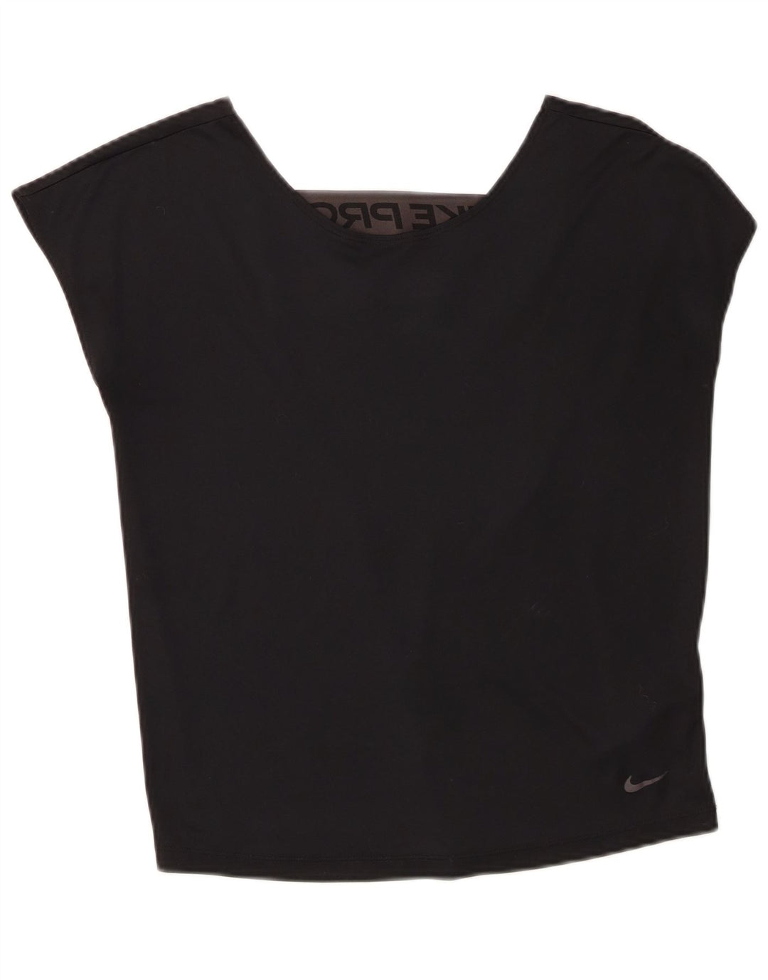 Nike Femmes Dri Fit Surdimensionné Débardeur Graphique UK 6 XS Noir Polyester
