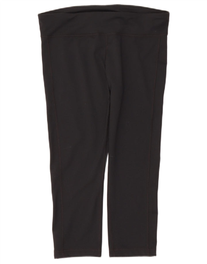 Under Armour Legging Capri Femme UK 46 Large Noir Polyester
