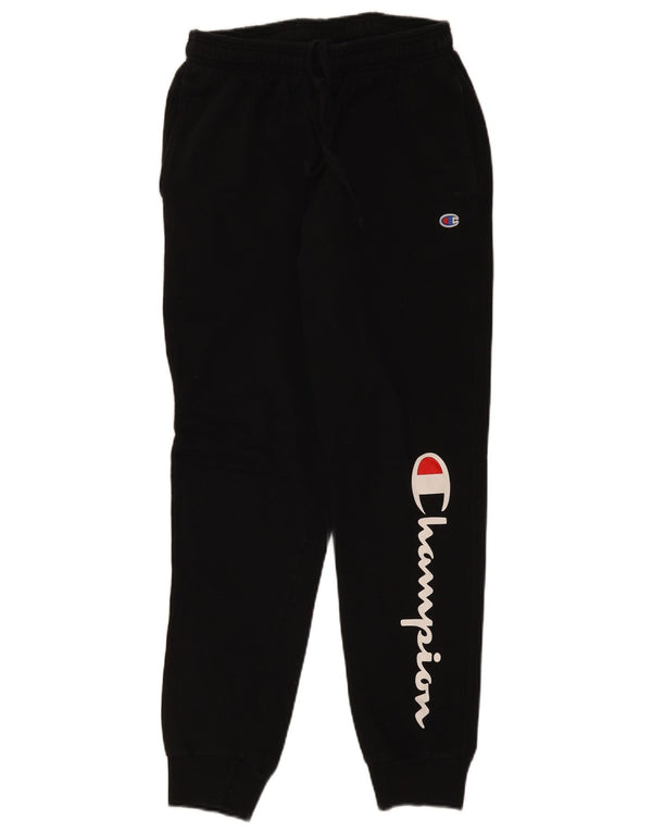 Champion Pantalon de Survêtement Graphique Homme Joggers Large Noir Coton