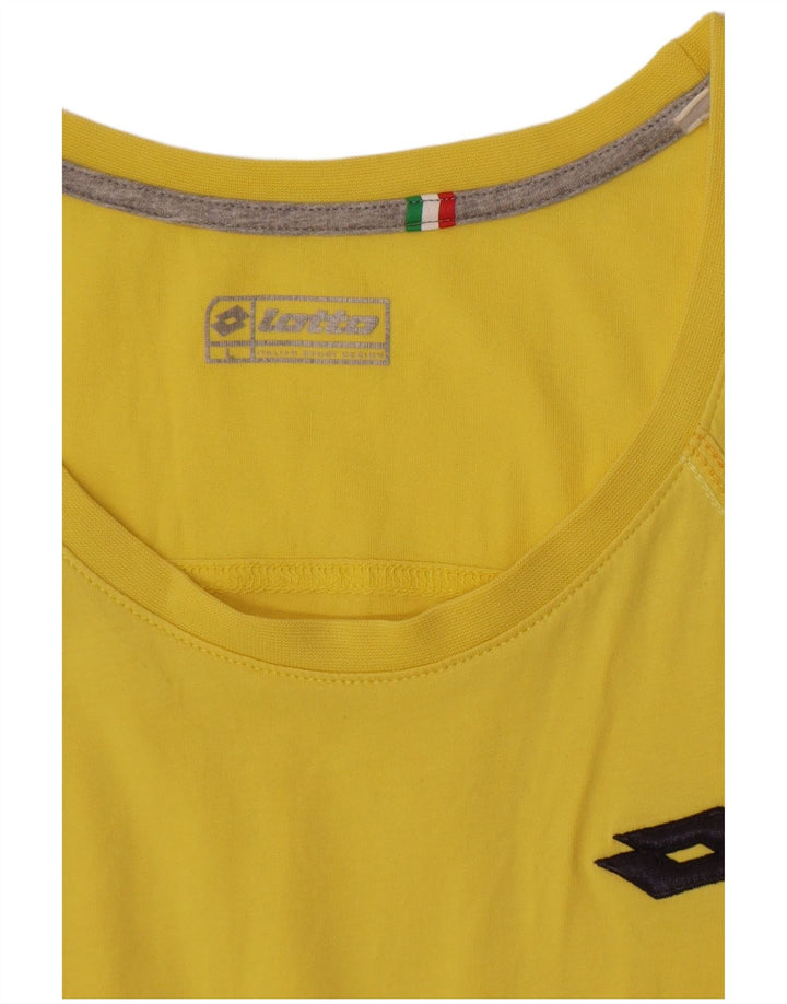 Lotto Débardeur Femme UK 16 Large Jaune