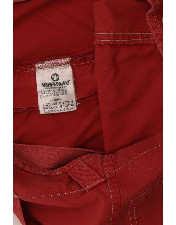Murphy & Nye Short Chino Homme W36 Grand Rouge Coton