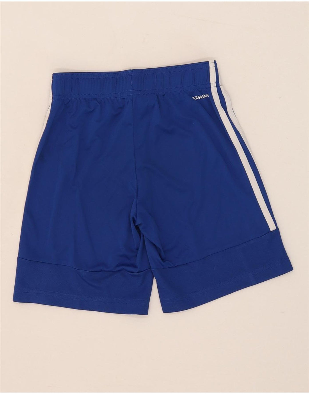 Short de sport Adidas Garçon Aeroready 9-10 ans Bleu Polyester