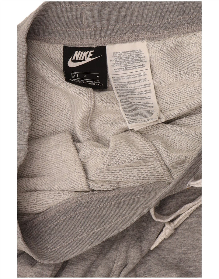 Nike Short de sport graphique pour homme en coton moucheté gris Taille L