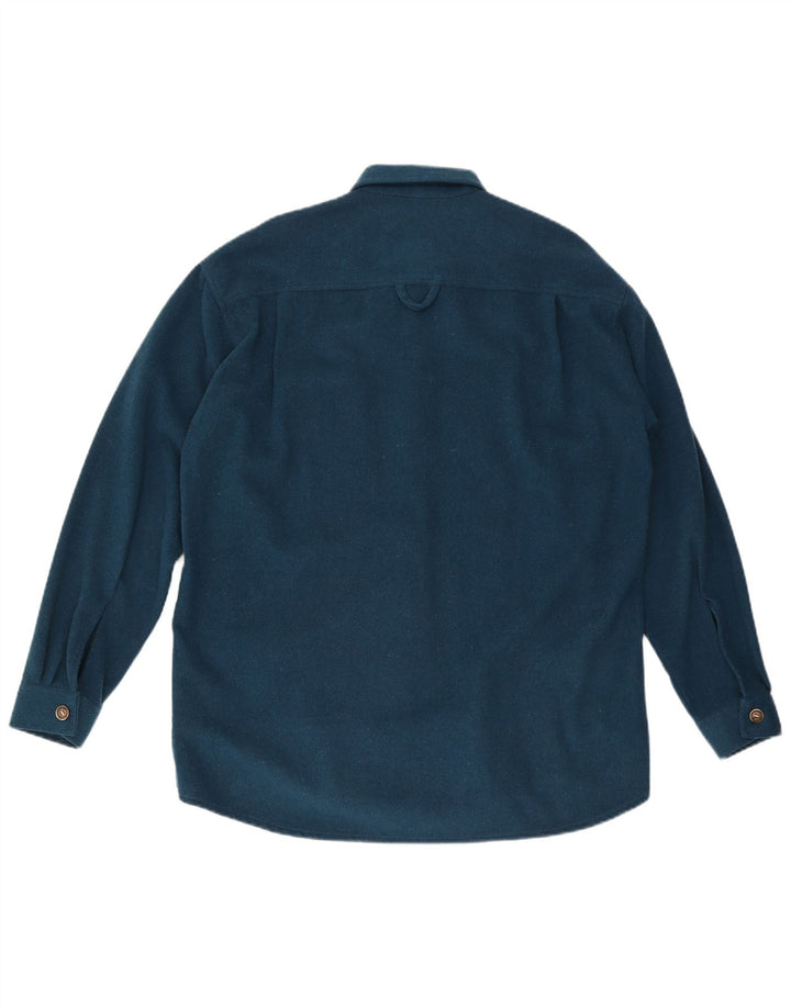 Daniel Hechter Chemise Homme Laine Turquoise Moyenne