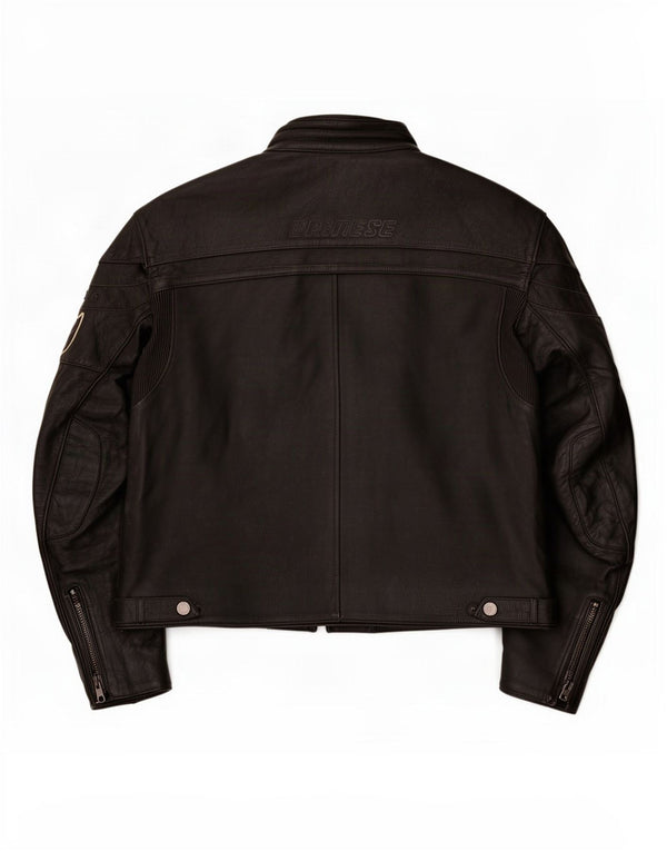 Dainese Veste de course en cuir pour homme Motorstyle UK 42 XL Noir