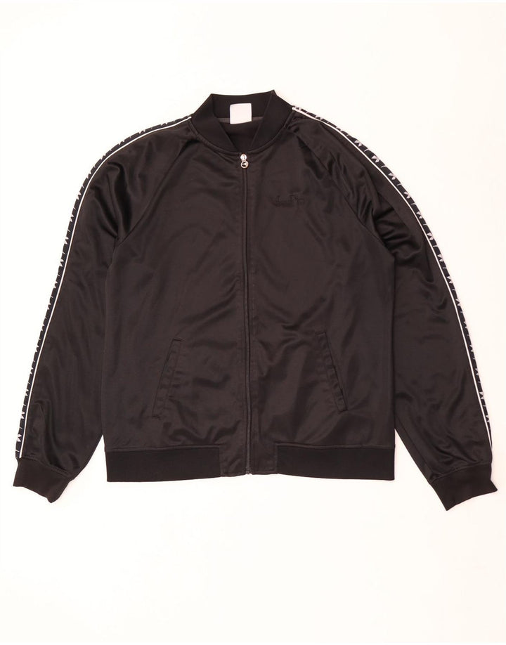Diadora Veste de Survêtement Graphique Homme XL Noir Polyester