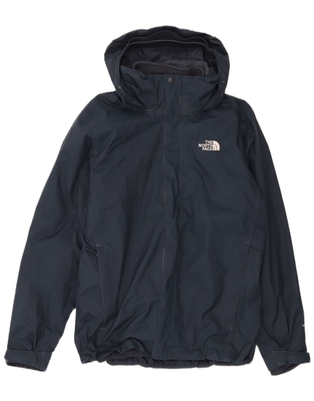 The North Face Veste coupe-vent à capuche pour homme UK 38 Bleu marine moyen