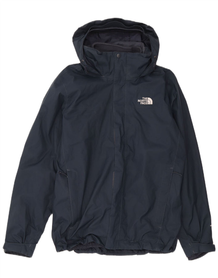 The North Face Veste coupe-vent à capuche pour homme UK 38 Bleu marine moyen