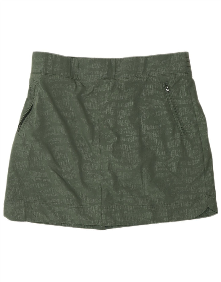 Orvis Jupe-short taille haute pour femme UK 18 XL Vert Camouflage Polyester