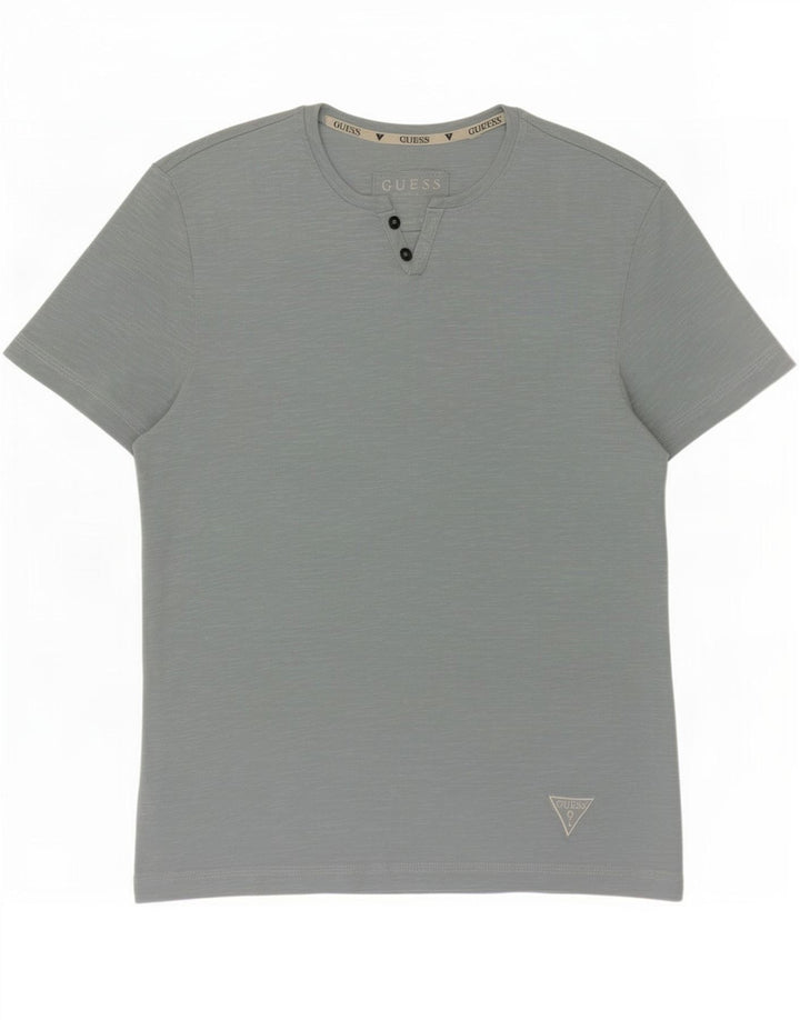 Guess T-Shirt Homme Top XS Bleu Moucheté